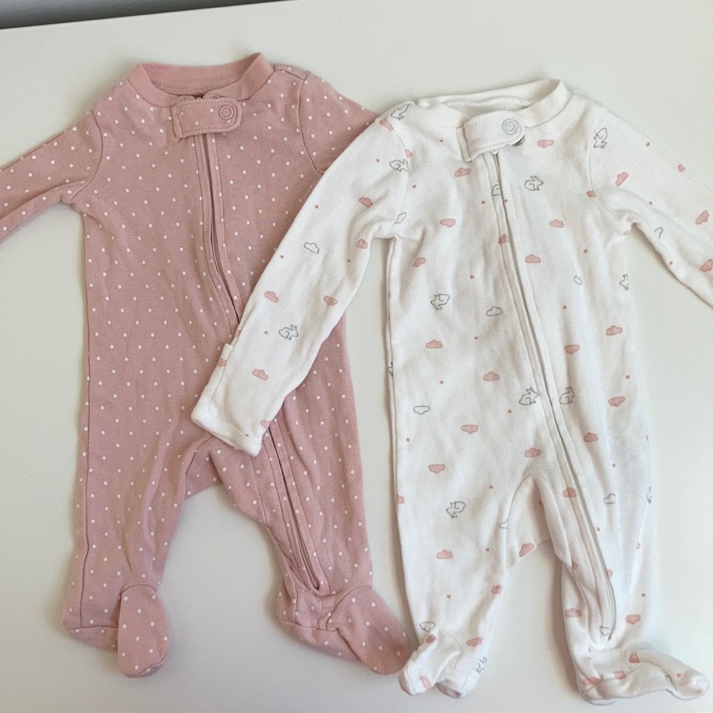 Carters newborn baby footies